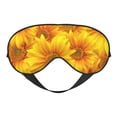 thumbnail image 6 of Rocae 3D Sunflowers for Mask for Women Men, Luxury Eye Cover Eye Shade with Adjustable Strap for Travel, Nap, Meditation, 6 of 7