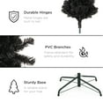 thumbnail image 7 of Best Choice Products 6ft Black Artificial Holiday Christmas Pencil Tree w/ 608 Tips, Metal Base, 7 of 7
