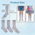 thumbnail image 2 of Lsupdaol 6 Pairs Seamless AFO Interface Cotton Socks Non Binding Sensory Socks, 2 of 6
