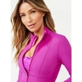 thumbnail image 6 of Sofia Active by Sofia Vergara Women’s Super-Soft Lux Zip-Up Jacket, 6 of 6