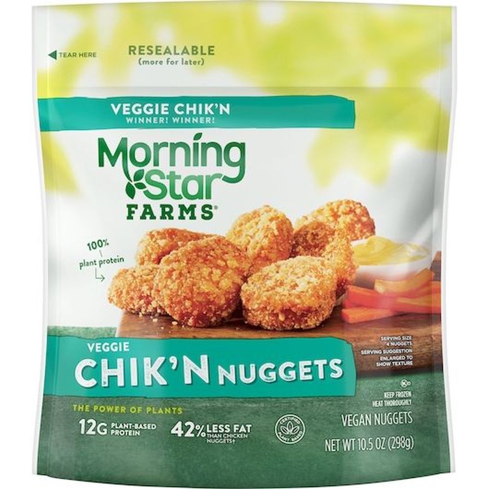 Morningstar Farms Poultry Chicken Nuggets, 10.5 Ounce 6 per case