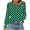 Womens Clothing Army Green, variant on Womens Long Sleeve Shirts, Summer Tops for Women Lightweight Casual Vintage Polka Dots Printed Crewneck T-Shirts S-2XL
