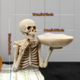 thumbnail image 5 of YeYeBest Skull Tray for Halloween Candy, Candy Bowl and Skeleton Figurine for Snack, Keys, Fruit Organizer, 5 of 6