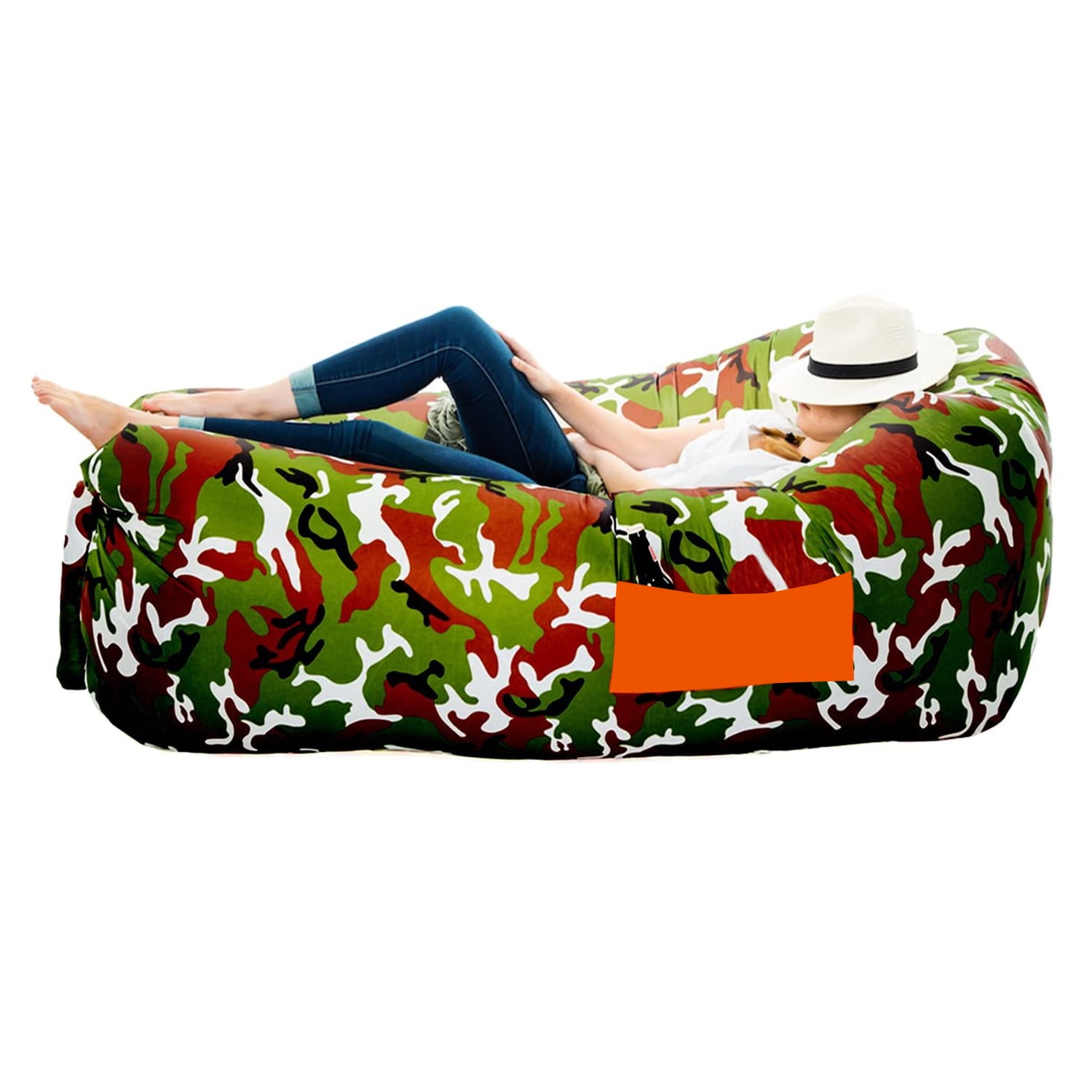 Inflatable Air Lounger Sofa Portable Couch Camping Chair