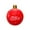 Red, variant on IFnwsv Inflatable Christmas Balls 19.69 Inch Blow Up Ball Inflatable Christmas Ornament Xmas Outdoor Decorations Front Door Yard Lawn Decor