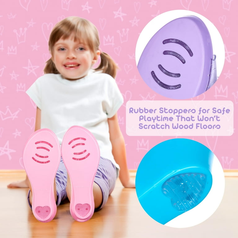 Expressions 3-Pack Toddler Size 7-10 Princess Dress-Up Shoe