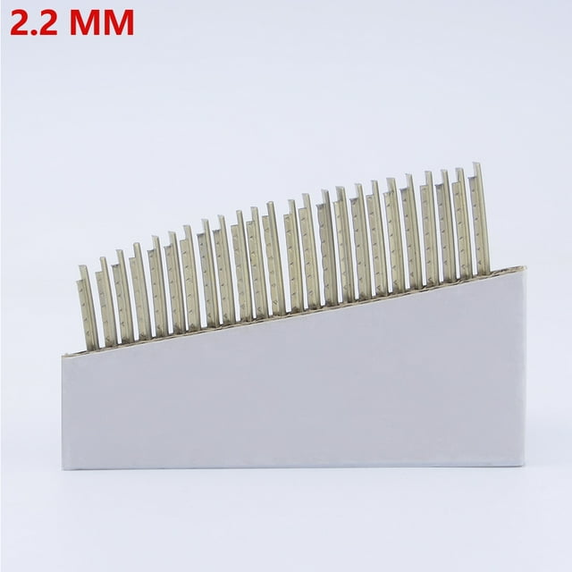 1 Set (24 Pieces) Nickel-copper Alloy Fret Wire For Guitar Bass 2.0MM / 2.2MM / 2.4MM / 2.7MM / 2.9MM 2.2MM 1 Set