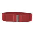 thumbnail image 1 of Cinturón ancho elástico para mujer, cinturón grueso para faldas, abrigos de fiesta de cumpleaños, citas Rojo 65 cm, 1 of 5