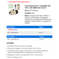 thumbnail image 2 of A/C Compressor Kit - Compatible with 1998 - 2001 BMW 740i 4.4L V8 1999 2000, 2 of 2