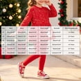 thumbnail image 3 of YWIYIUD Toddler Baby Boy Girl Christmas Outfits Cartoon Embroidery Long Sleeve Tops Jogger Pants Sets InfantHoliday Round Neck Pullover Warm Outfits Two Piece Suit Fall Winter Clothes 1-2 Years, 3 of 3