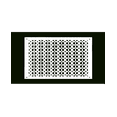thumbnail image 2 of Air Return Grill  12″ X24″ With Holes and Screws,Faceplate Size 13-1/2″x26″Decorative HVAC Duct Cover, Cast Iron Powder Coated Repaintable Vent for Walls,Ceilings, Floors – Tudor Mushroom Design VR100, 2 of 6