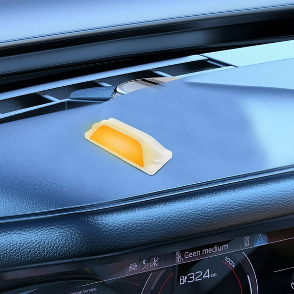 UPOUART 6Pcs Reflective Pavement Markers for Driveways Sturdy Acrylic Roadway Markers for Nighttime Visibility