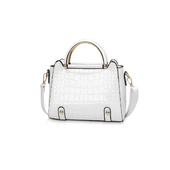 Bolsa Bandolera Mujer Moda Cartera Crossbody Tote Hombro blanco