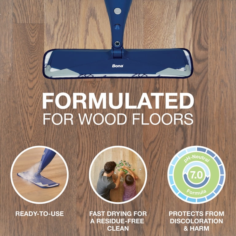 Bona Hardwood Floor Cleaner Refill, 96 Fl Oz photo 2