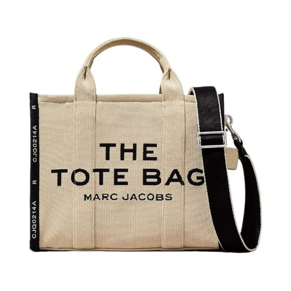 Bolsa The Jacquard Tote Marc Jacobs Mediana 33cm Marc Jacobs Bolsta tote Beige 33cm