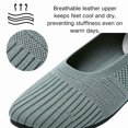 thumbnail image 3 of CHICVOMEY Women's Knit Pointed-Toe Flats Shoes - Comfortable Slip On Casual Walking Flats for Work Office, 3 of 8