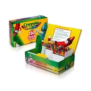 Crayola Giant Box of Crayons, Bulk 120 Ct, Back to School Supplies, Art Teacher Essentials, Arts and Crafts, Coloring Gift, Ages 4+