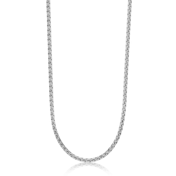Metro Jewelry Stainless Steel 4.5 MM Twist Chain Necklace - 20 Inch