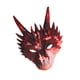 thumbnail image 3 of Máscara de dragón,Máscara de dragón para cosplay,máscara facial,Máscara de fiesta para disfraz de carnaval o Halloween,Accesorios para hombres Disfraces Festivales Tocados Rojo, 3 of 10