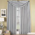 thumbnail image 2 of Royal Hotel Bedding Soho Silver Rod Pocket Window Curtain Panel, Solid Pattern, 42x84 inches, 2 of 4