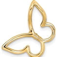 thumbnail image 3 of 14K Yellow Gold Polished Butterfly Diamond Chain Slide (Width 11.5) (Length 18.5) - Jbsp, 3 of 5