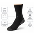 thumbnail image 3 of Premium Work Crew Socks for Men – Cushioned, Moisture Wicking, Reinforced Heel & Toe – 5 Pair Pack, 3 of 5