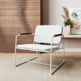 thumbnail image 2 of Whythe PU Leather Low Accent Chair 2.0 in Corten, 2 of 7