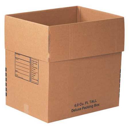 Aviditi 241824DPB Deluxe Packing Corrugated Cardboard Box 24" L x 18" W x 24" H, Kraft, for Shipping, Packing and Moving (Pack of 10)