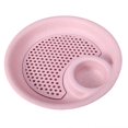 thumbnail image 1 of Plato escurridor de doble capa, plato para bola de masa de fruta con herramienta de cocina para vinagre (rosa), 1 of 8
