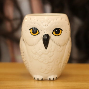 Novelty Funny Kids Owls Ceramic Sculpted Mug, Drinking Cups Fruit Mugs for Children Gifts