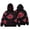 2XL-A2, variant on Akatsuki Full Zip Mask Hoodie, Anime Red Cloud Print Zip Up Hooded Sweatshirt for Anime Fans, Windproof Warm Jacket Casual Hooded Coat