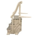 thumbnail image 4 of Confer Plastics Curved In-Pool 3 Step Ladder, In Ground Pool Stairs, 4 of 9