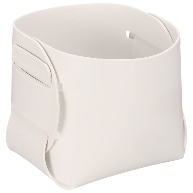 Organizador de Bandeja de Valet, Caja de Almacenamiento de Escritorio de Cuero PU, Bandeja de Vanity Catchall (Blanco)