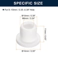 thumbnail image 3 of Unique Bargains 10 Pcs White Plug Holes, T10 Rubber Button Plug for 9 -10mm/0.35 -0.39' Hole, 3 of 6
