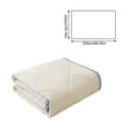 thumbnail image 3 of Summer Washed Cool Cotton Quilt, Washable Thin Air Conditioning Quilt, Breathable Sweat-Wicking Quilt Core, Multi-Use Summer Quilt for Student Bedroom Dorm Home, 3 of 9
