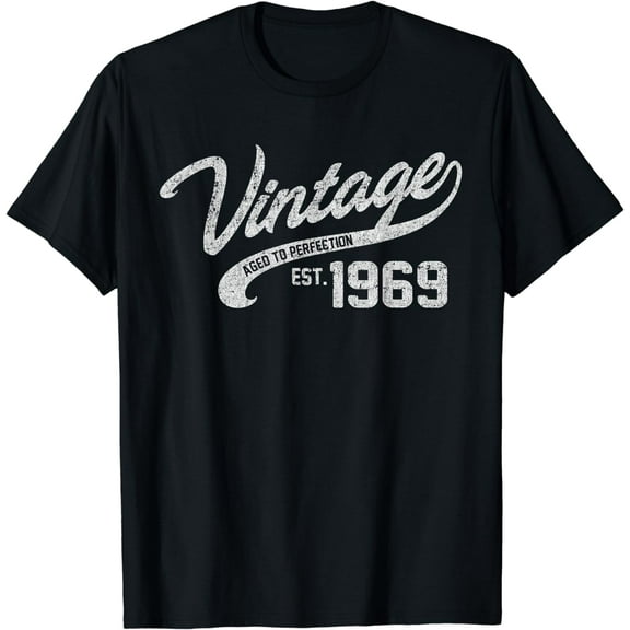 Vintage Made In 1969 T-Shirt 49th Birthday Gift