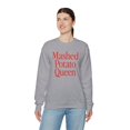 thumbnail image 5 of Mashed Potatoes Queen Sweatshirt Gifts Crew Neck Shirt Long Sleeve Unisex, 5 of 5