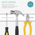 thumbnail image 3 of Navaris Magnetic Tool Strip Holder - 12 Inch Heavy Duty Magnet Bar - Extra Strong Organizer Holder for Garage Wall, Shop, Hand Tools, Screwdrivers, 3 of 6
