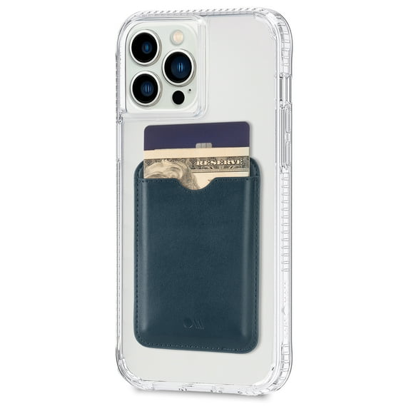 Case-Mate MagSafe Compatible Card Holder for Apple iPhones and Cases - Admiral Blue