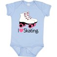 thumbnail image 3 of Inktastic Girls I Heart Skating Girls Baby Bodysuit, 3 of 5