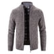 thumbnail image 3 of Cárdigan de punto de otoño e invierno para hombre, de talla grande, más cárdigan de suéter grueso de terciopelo engrosado para mayor calidez, 3 of 6