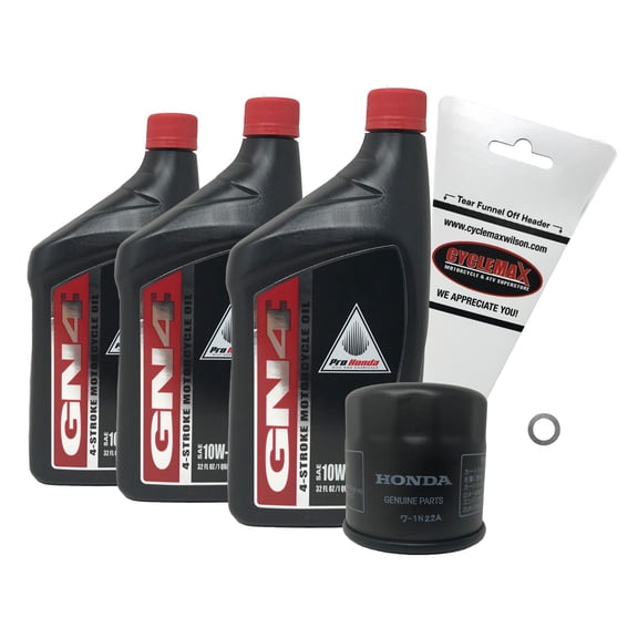 Cyclemax 2003-2023 Genuine Honda CBR600RR OEM Oil Change Kit