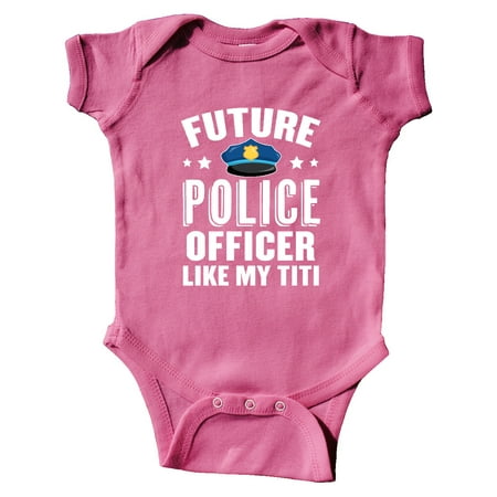 

Inktastic Future Police Officer Like My Titi Gift Baby Boy or Baby Girl Bodysuit