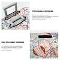 thumbnail image 5 of Balery Luggage Cover Passport Stamp Print Suitcase Covers for Luggage Elastic Washable Suitcase Protector Fits 18-32 Inch Luggage-Small, 5 of 9