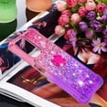 thumbnail image 7 of Case for Xiaomi Redmi 10 with Magnetic Ring Kickstand, Gradient Quicksand Glitter Flowing Liquid Floating Women Girls Cute Phone Case Clear TPU Cover for Xiaomi Redmi 10 JB Pink Mauve, 7 of 7