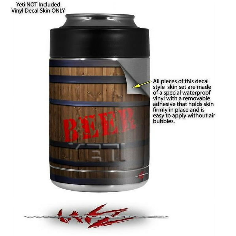 Skin Decal Wrap for Yeti Colster, Ozark Trail and RTIC Can Coolers - Beer  Barrel (COOLER NOT INCLUDED) by WraptorSkinz