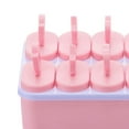 thumbnail image 3 of Toystoory Molde de helado de PP de 8 agujeros DIY, bandeja de paletas, herramientas de cubo, soporte para hacer sorbete de paleta congelada, helado DIY Cocina y Comedor rosado 12*11*6.5 cm Toystoory JJ20569-02, 3 of 6