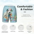 thumbnail image 5 of Balery A Funny Little Dalmatian Puppy Mens Swim Trunks Swim Shorts for Men Quick Dry Inseam Beach Shorts with Compression Liner Pocket-Small, 5 of 9