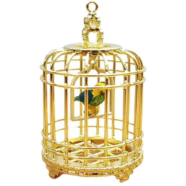 CUITING Mini House Birdcage Small Bird Cage Tiny House Bird Cage Mini Birdcage Ornament