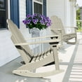 thumbnail image 4 of Highwood 3-pc Classic Westport Adirondack Rocking Chair with 1 Classic Westport Side Table - Outdoor, Eco-friendly, Synthetic Wood, 4 of 7